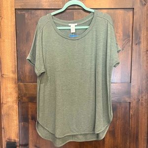 Short sleeve tunic top